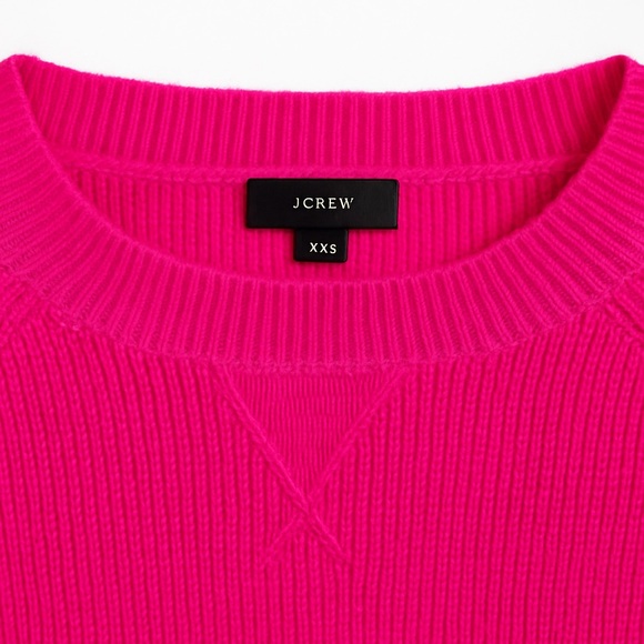 J. Crew Sweaters - J. Crew Women's Bright Pink Crew Neck Sweater